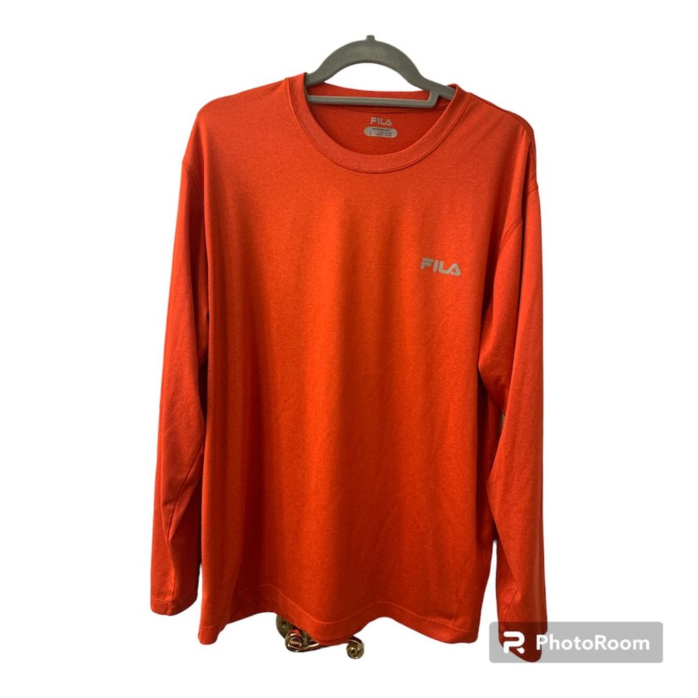 FILA Long Sleeve Orange - Size Medium
